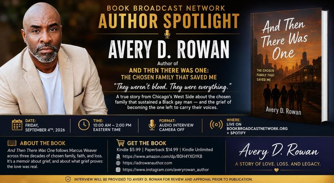 Banner artwork for Author Spotlight: Avery D. Rowan — And Then There Was One